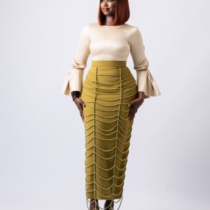 the lattice style skirt